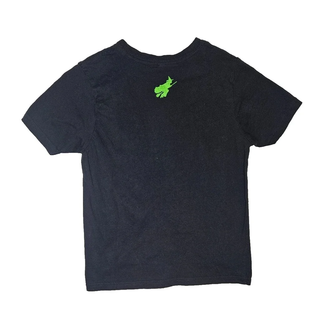 Wicked Broadway Musical T-Shirt Kids Youth Medium Black Graphic Tee‎ Witch